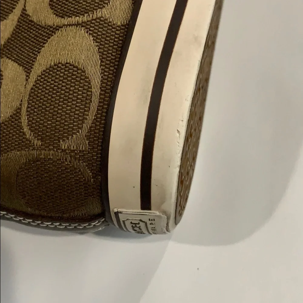 Coach Signature High-Top Sneakers - Picture 11 of 11